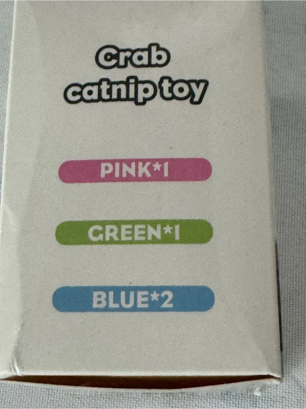 Crab Catnip Toy - Green Catnip Crab for Play & Relaxation